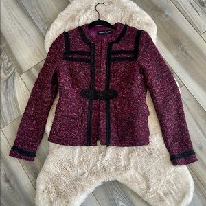 Nanette Lepore Jacket NWOT Size 2 Beautiful light egg plant color